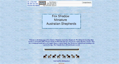 Desktop Screenshot of foxshadow.com